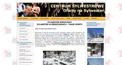 Desktop Screenshot of bieszczady.sylwesteroferty.pl