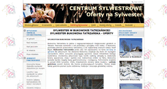 Desktop Screenshot of bukowina-tatrzanska.sylwesteroferty.pl