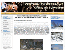 Tablet Screenshot of bukowina-tatrzanska.sylwesteroferty.pl