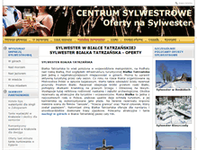Tablet Screenshot of bialka-tatrzanska.sylwesteroferty.pl