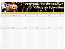Tablet Screenshot of cennik.sylwesteroferty.pl